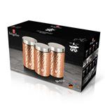 BerlingerHaus 3dílná sada dóz na potraviny Primal Rosegold Metallic Line, 18 cm