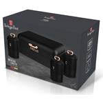 BerlingerHaus Black Rose Collection Box na chlieb a potraviny, 4 ks