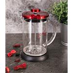 BerlingerHaus Čajová a kávová kanvica French Press Burgundy Metallic Line, 0,6 l
