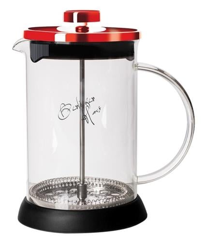 BerlingerHaus Čajová a kávová kanvica French Press Burgundy Metallic Line, 0,8 l