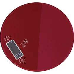 BerlingerHaus Digitálna kuchynská váha okrúhla 5 kg Burgundy Metallic Line