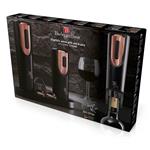 BerlingerHaus Elektrická vývrtka + vákuová pumpa na víno Black Rose Collection