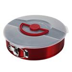 BerlingerHaus Forma na dort s plastovým krytem Burgundy Metallic Line, 26 cm