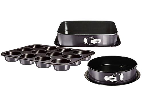 BerlingerHaus Formy na pečení sada 3 ks Carbon PRO Line