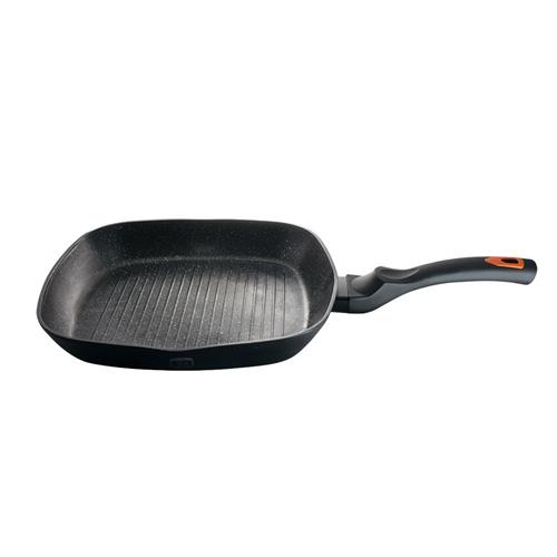 BerlingerHaus Grilovacia panvica s mramorovým povrchom Granit Diamond Line, 28 cm