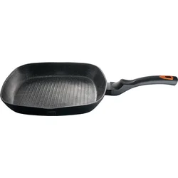BerlingerHaus Grilovacia panvica s mramorovým povrchom Granit Diamond Line, 28 cm