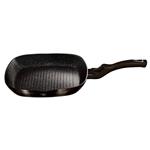 BerlingerHaus Grilovacia panvica s mramorovým povrchom Shiny Black Collection, 28 cm