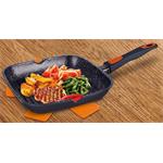 BerlingerHaus Grilovacia panvica s odnímateľnou rukoväťou Granit Diamond Line, 28 cm