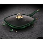 BerlingerHaus Grilovacia panvica s vekom a titánovým povrchom 28 cm Emerald Collection BH-6051