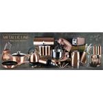 BerlingerHaus Kastról s mramorovým povrchom a pokrievkou Rosegold Metallic Line, 24 cm