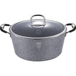 BerlingerHaus Kastról s mramorovým povrchom Gray Stone Touch Line, 24 cm