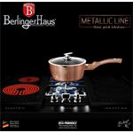 BerlingerHaus Kastról s vekom s mramorovým povrchom Rosegold Metallic Line