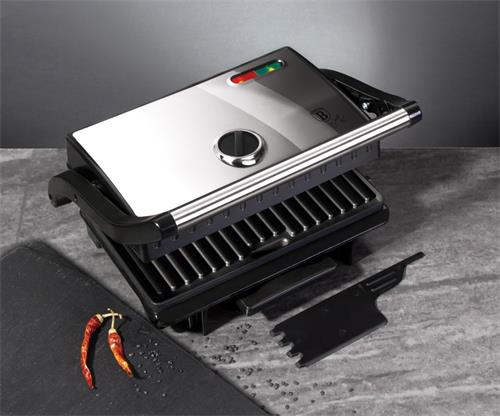 BERLINGERHAUS Kontaktný gril s nepriľnavým povrchom Black Silver Collection LP-KL-111P