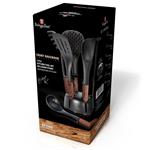 BerlingerHaus Kuchyňské náčiní ve stojanu sada 7 ks Ebony Line Rosewood