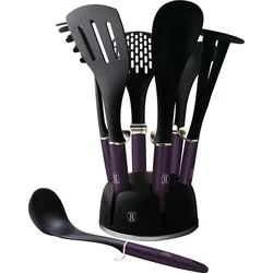 BerlingerHaus Kuchyňské náčiní ve stojanu sada 7 ks Purple Eclipse Collection