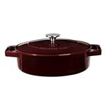 BerlingerHaus Litinový pekáč s poklicí se smaltovaným povrchem poklicí Burgundy Line, 26 cm