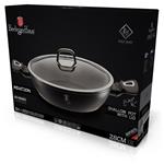 BerlingerHaus Nízký kastrol  a poklicí Black Silver Collection, 28 cm