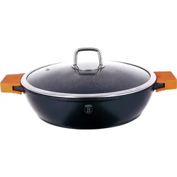BerlingerHaus Okrúhly pekáč s mramorovým povrchom a vekom Granite Diamond Line, 32 cm