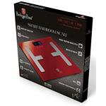 BerlingerHaus Osobní váha Smart s tělesnou analýzou 150 kg Burgundy Metallic Line