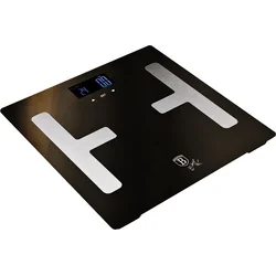 BerlingerHaus Osobní váha Smart s tělesnou analýzou 150 kg Shiny Black Collection