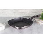 BerlingerHaus Pánev grilovací  a odnímatelnou rukojetí Carbon PRO Line, 28 cm