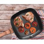 BerlingerHaus Pánev grilovací s mramorovým povrchem Rosegold Metallic Line, 28 cm