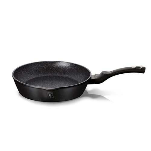 BerlingerHaus Pánev hluboká s mramorovým povrchem Black Silver Collection, 24 cm
