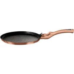 BerlingerHaus Pánev na palačinky s mramorovým povrchem Rosegold Metallic Line, 28 cm