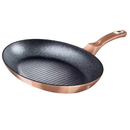 BerlingerHaus Pánev na ryby a steaky 35 cm Rosegold Metallic Line