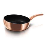 BerlingerHaus Pánev prohazovací s mramorovým povrchem  Rosegold Metallic Line, 26 cm