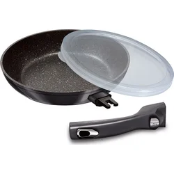 BerlingerHaus Pánev s odnímatelnou rukojetí Carbon PRO Line, 28 cm
