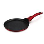 BerlingerHaus Panvica na palacinky s mramorovým povrchom Burgundy Metallic Line, 25 cm