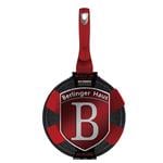 BerlingerHaus Panvica na palacinky s mramorovým povrchom Burgundy Metallic Line, 28 cm
