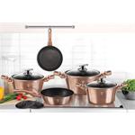 BerlingerHaus Panvica s mramorovým povrchom Rosegold Metallic Line, 24 cm