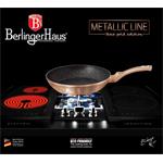BerlingerHaus Panvica s mramorovým povrchom Rosegold Metallic Line, 24 cm