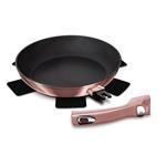 BerlingerHaus Panvica s odnímateľnou rukoväťou I-Rose Edition, 24 cm