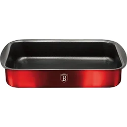 BerlingerHaus Pečicí plech hluboký  Burgundy Metallic Line, 35 x 27 x 6,5 cm