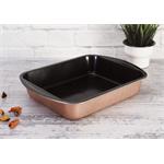 BerlingerHaus Pečicí plech hluboký  Rosegold Metallic Line, 40 x 28,5 x 7 cm