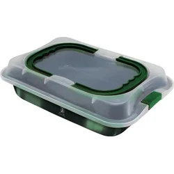 BerlingerHaus Pečicí plech s plastovým krytem Emerald Collection, 36,5 x 24,5 x 5,5 cm