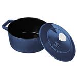 BerlingerHaus Pekáč litinový s poklicí 24 cm Aquamarine Metallic Line