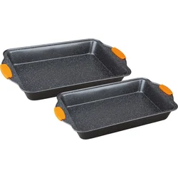 BerlingerHaus Plech hluboký sada Granit Diamond Line, 2 ks