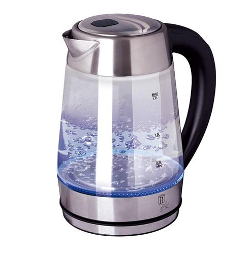 BerlingerHaus Rychlovarná konvice s nastavením teploty nerez Silver Collection, 1,7 l
