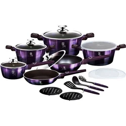 BerlingerHaus Sada nádobí 18 ks Purple Eclipse Collection