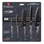 BerlingerHaus Sada nožov 6 ks ECarbon Pro Edition s magnetickým držiakom