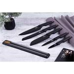BerlingerHaus Sada nožov s magnetickým držiakom 6 ks Black Rose Collection