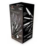 BerlingerHaus Sada nožov v stojane 8 ks Carbon PRO Line Blacksmith