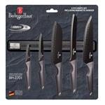 BerlingerHaus Sada nožů 6 ks ECarbon Pro Edition s magnetickým držákem
