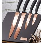 BerlingerHaus Sada nožů s magnetickým stojanem Rosegold Metallic Line, 6 ks
