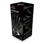 BerlingerHaus Sada nožů v nerez stojanu Black Silver Collection
