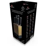 BerlingerHaus Sada nožů ve stojanu 7 ks Royal Black Collection